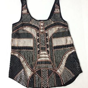 Express sequined tank